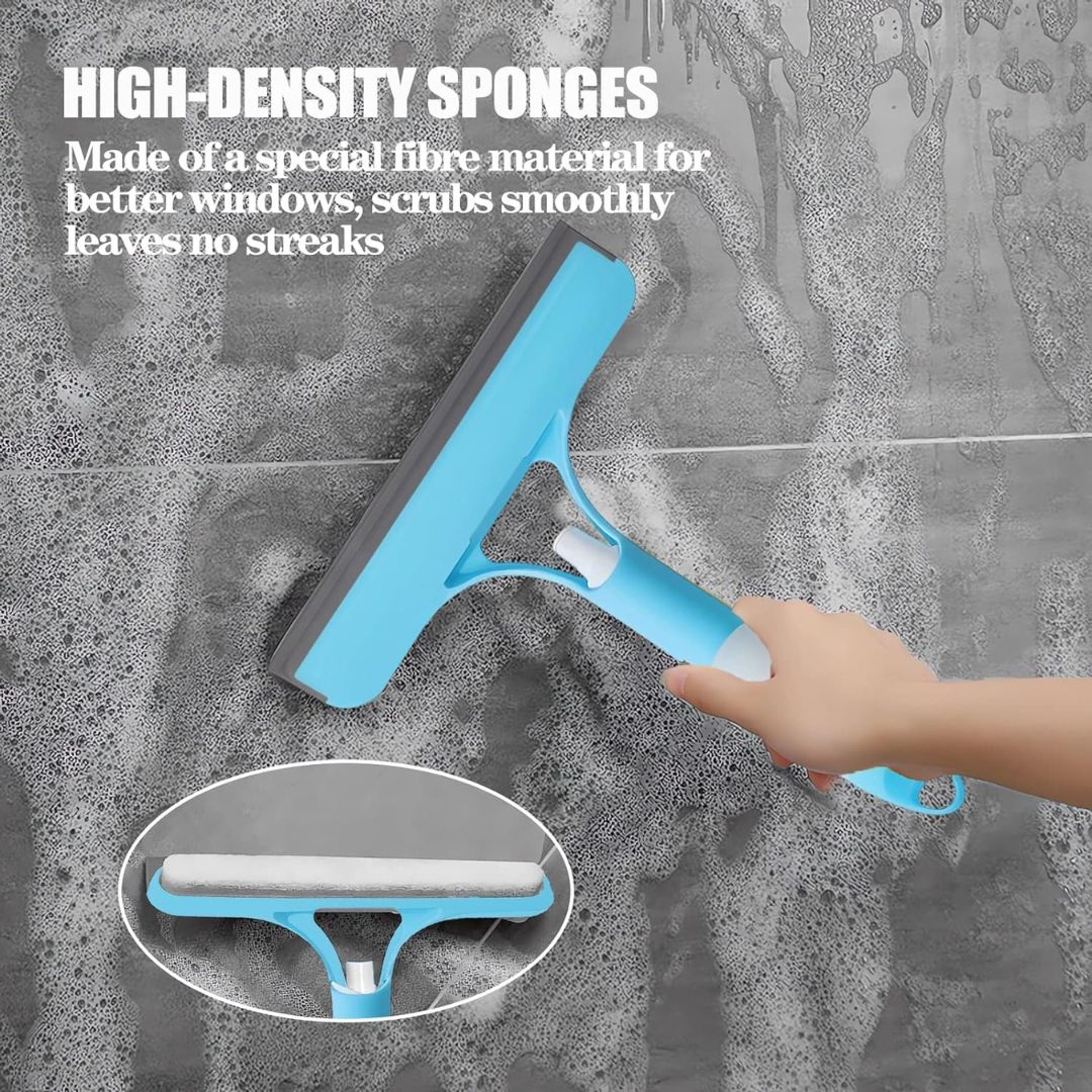 3 in 1 Spray + Brush + Wiper Cleaning Tool (For Windows, Mirror, Wall Tiles, etc)