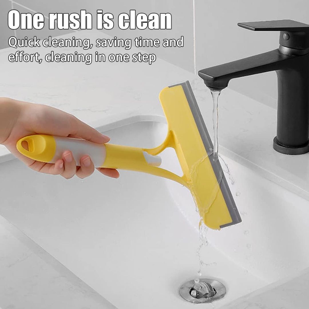 3 in 1 Spray + Brush + Wiper Cleaning Tool (For Windows, Mirror, Wall Tiles, etc)