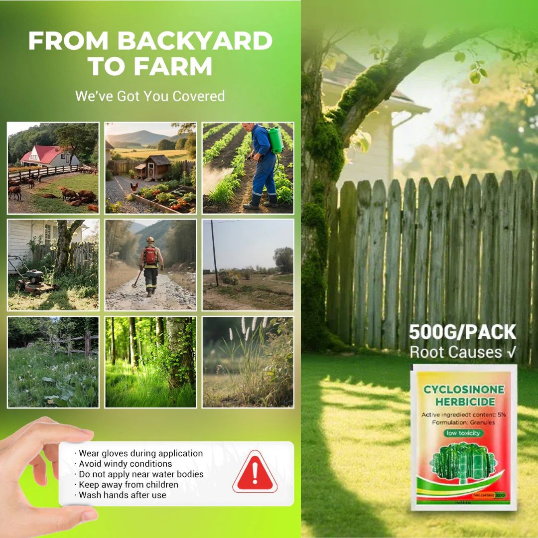 Cyclosinone Herbicide Granules 500gms Per Pack (🔥BUY 1 Pack GET 2 Pack FREE )