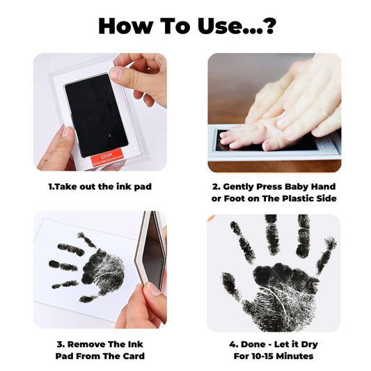 Inkless Kit For Babies Hand & Footprint