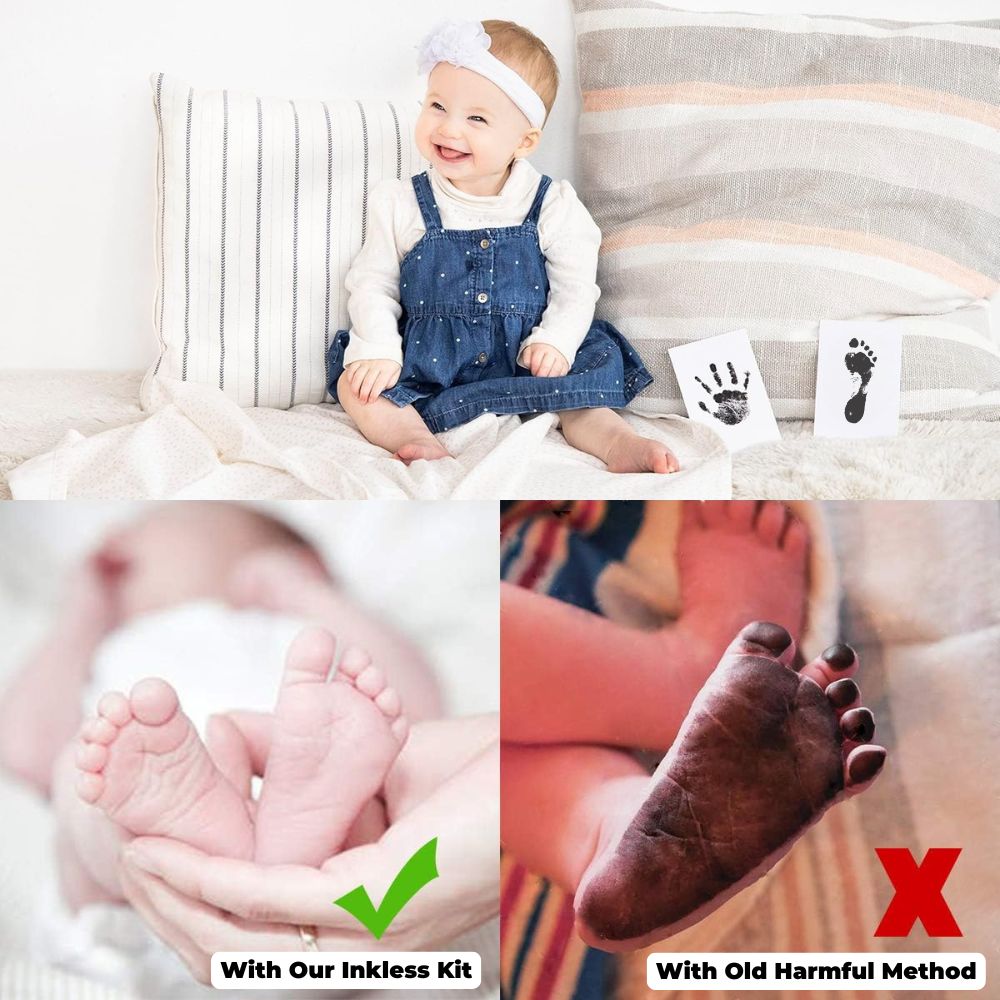 Inkless Kit For Babies Hand & Footprint
