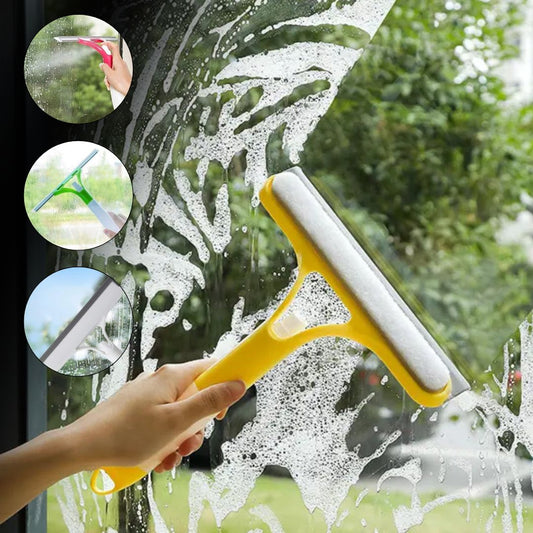 3 in 1 Spray + Brush + Wiper Cleaning Tool (For Windows, Mirror, Wall Tiles, etc)